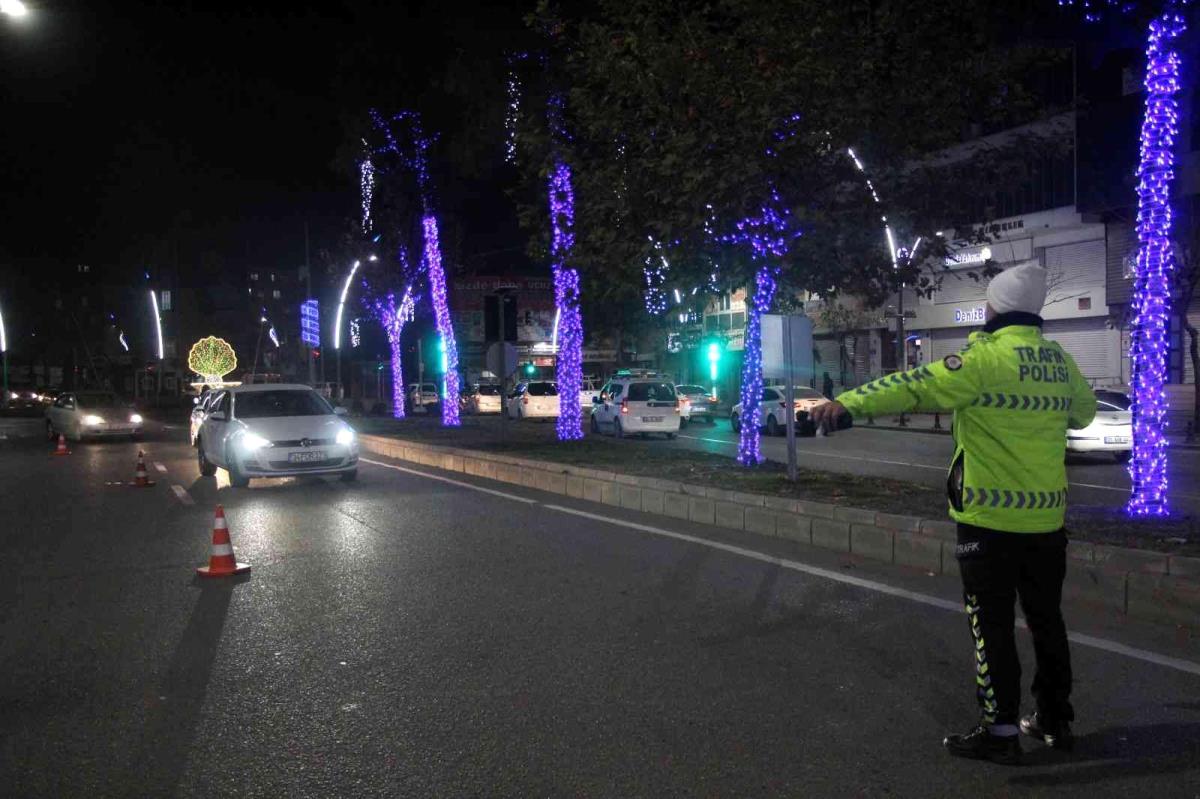 Batman’da polis ekipleri yılbaşı denetiminde