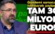 Gündemi sarsacak istihbaratı verdi! Tam 30 milyon euro