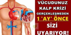 Vü-cudunuz Kalp Krizi Geçirmeden Bir Ay Önce Sizi Böyle Uyarıyor