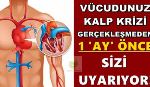 Vü-cudunuz Kalp Krizi Geçirmeden Bir Ay Önce Sizi Böyle Uyarıyor